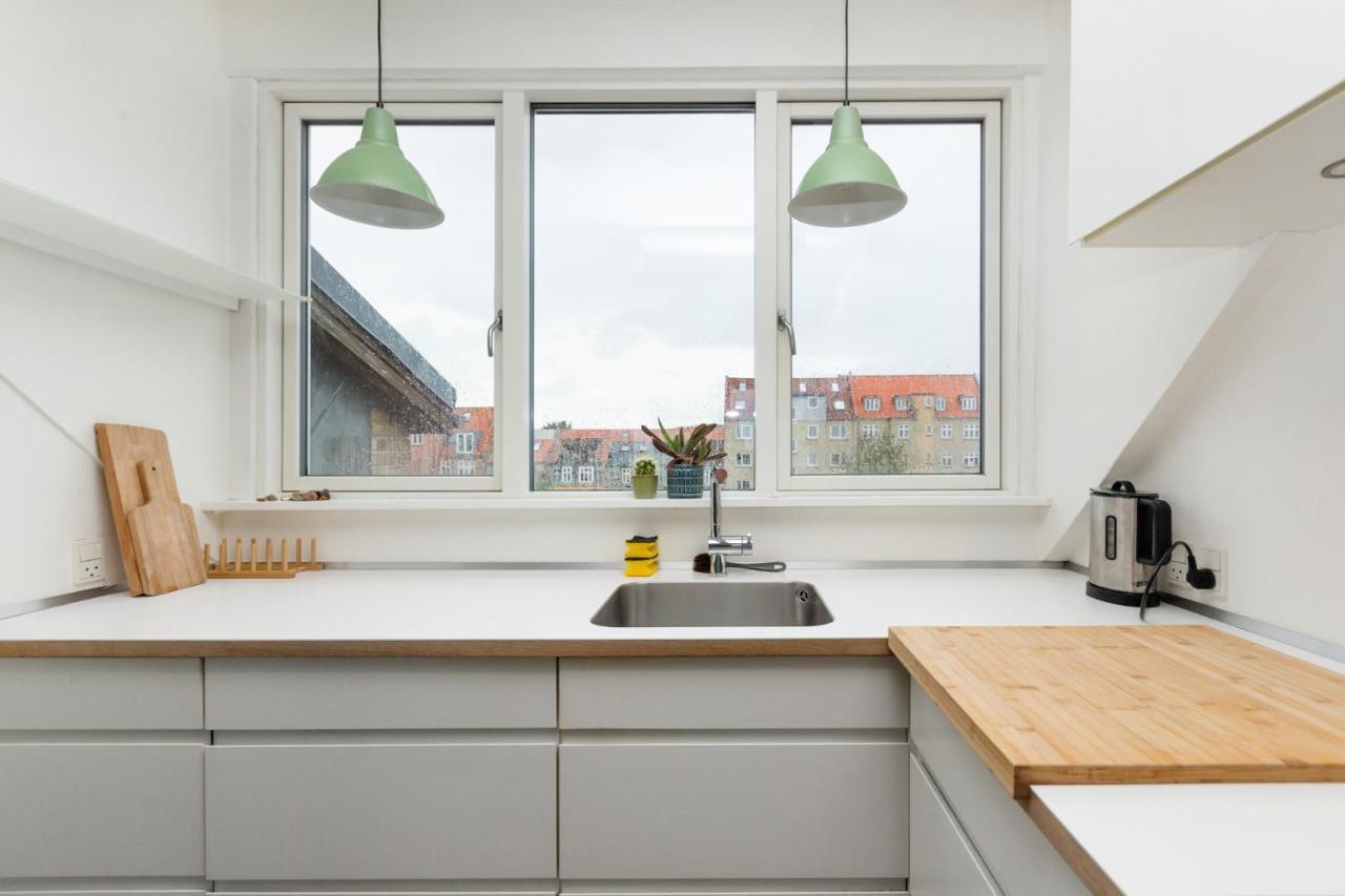 Come Stay In Penthouse With Room For 2-People Århus Exterior foto